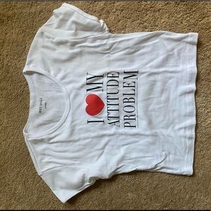 I ❤️ MY ATTITUDE PROBLEM  crop top!